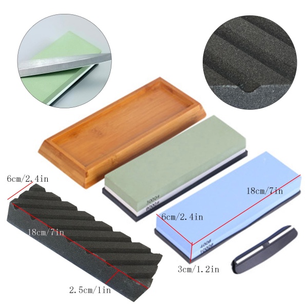 Knife Sharpening Kit, Grit Double-sided Knife Sharpening Set