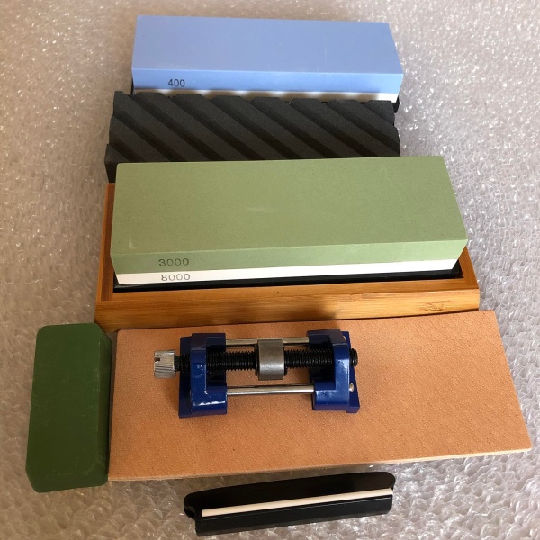 Knife Sharpening Kit, Grit Double-sided Knife Sharpening Set
