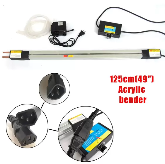 Bending machine 125 cm 220 V in plastic and PVC