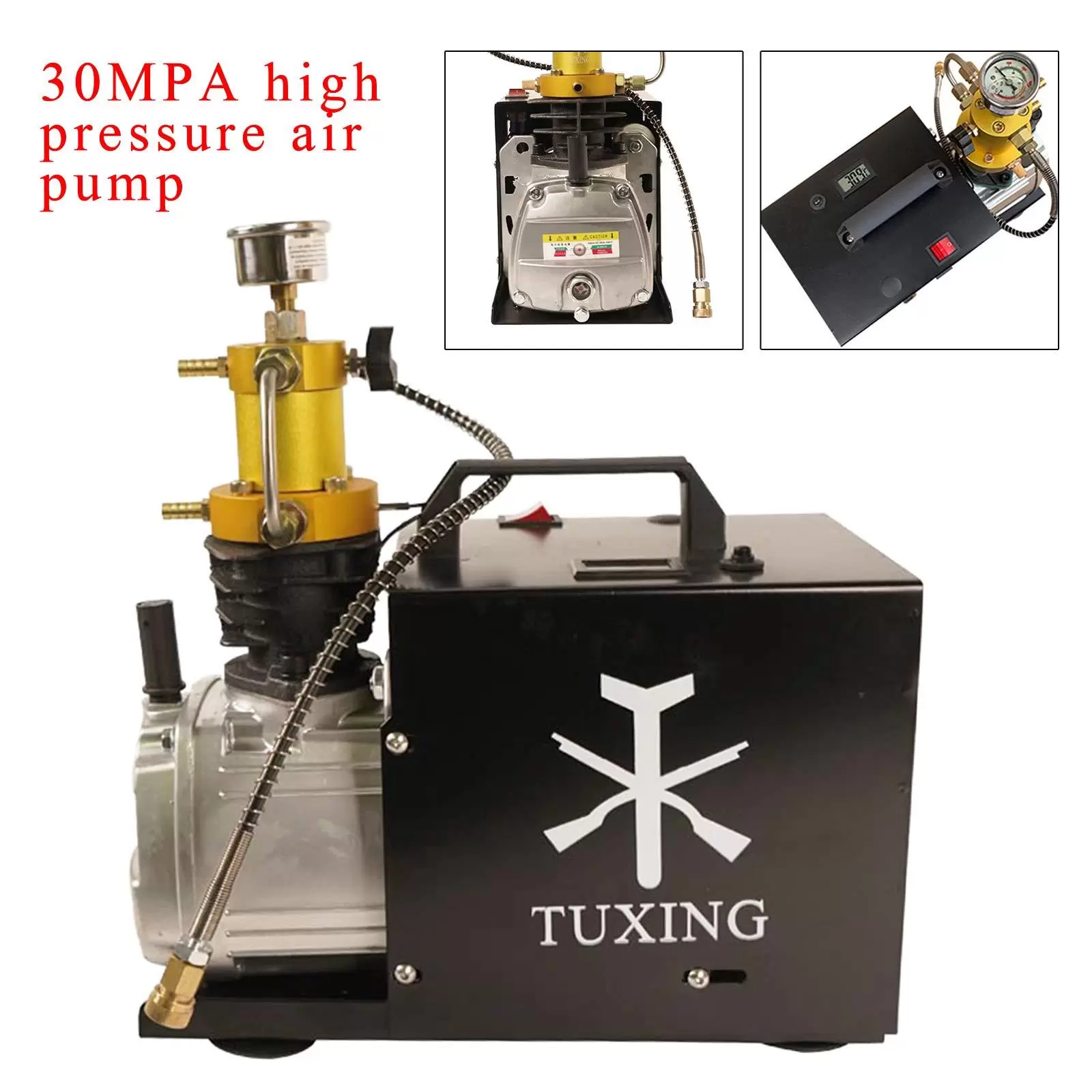Electric Air Pump 1800W 30MPA 220V 4500 PSI High Pressure Air Pump