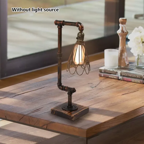 Steam Industrial Table Lamp Metal Punk Style Table Lamp for Office Bedroom