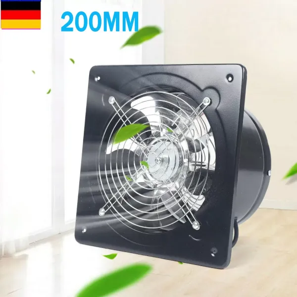 200 mm industrial axial fan for window wall, exhaust fan, exhaust fan