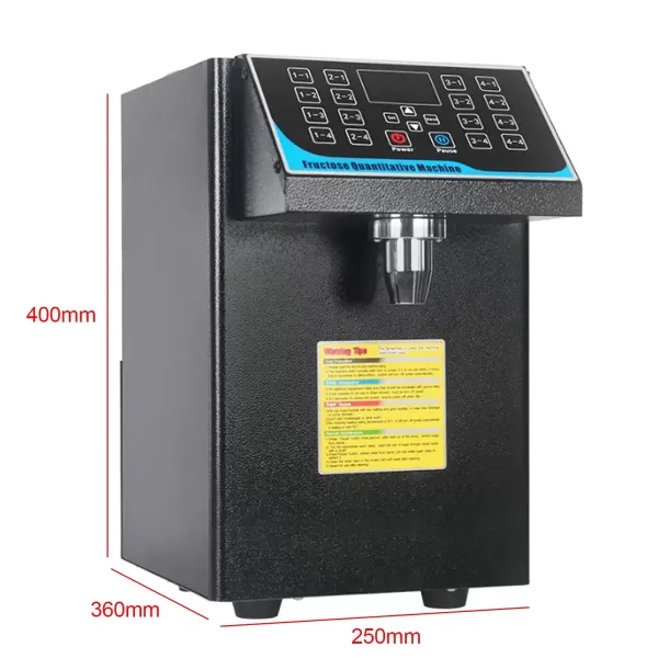 Automatic Fruit Sugar Syrup Bubble Tea Dispenser Stainless Steel Equipment 16 Groups 220V 7.5L 450W