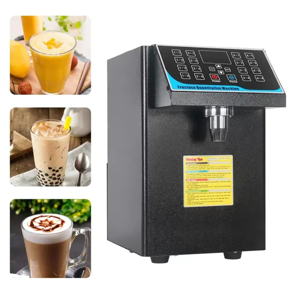 Automatic Fruit Sugar Syrup Bubble Tea Dispenser Stainless Steel Equipment 16 Groups 220V 7.5L 450W