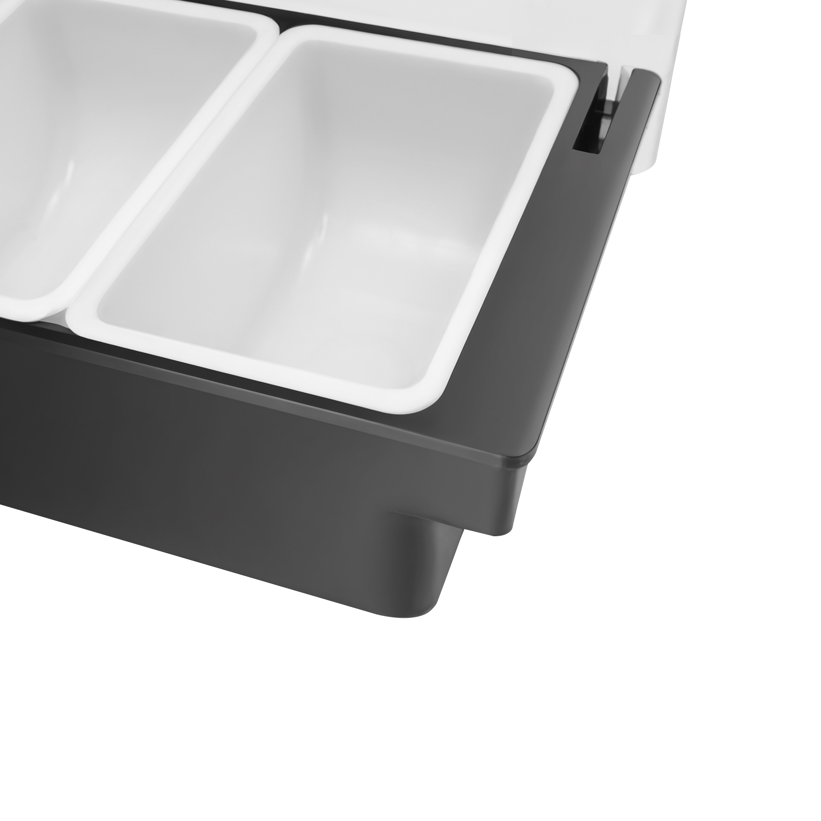 Condiment dispenser with compartments, 5 lattices, for storage and placement of fruits, vegetables, spices, 50*15*10cm