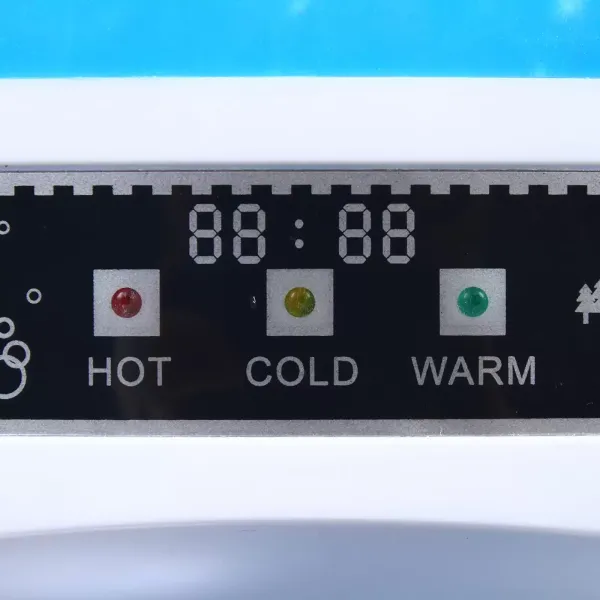 Desktop Water Dispenser Drinking Water Cooler 550W Electric Hot and Cold Drinking Machine for 5-18L Water in Bucket 10*9*12inch 220V