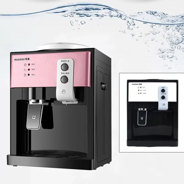 Electric Hot and Cold Water Cooler Dispenser for Home Office 220V, Fast Cooling (Pink) Electric Hot and Cold Water Cooler Dispenser for Home Office 220V, Fast Cooling (Pink)