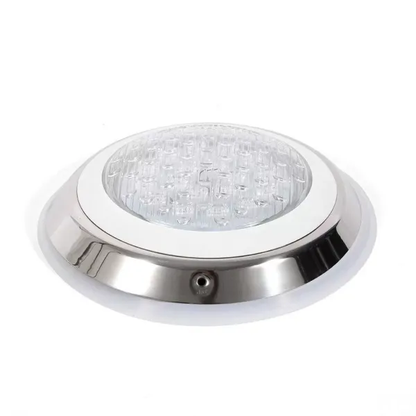 Swimming Pool Lamp 54W RGB LED Light Waterproof IP68 Stainless Steel Underwater Lighting with Remote Control Waterproof  for Swimming Pools Aquariums Gymnasiums Fountains