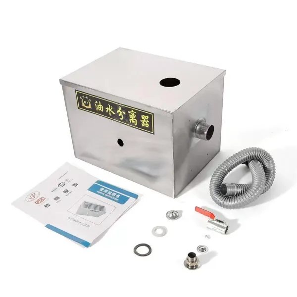 Stainless steel grease dispenser 50 m3/h for restaurant kitchen waste water