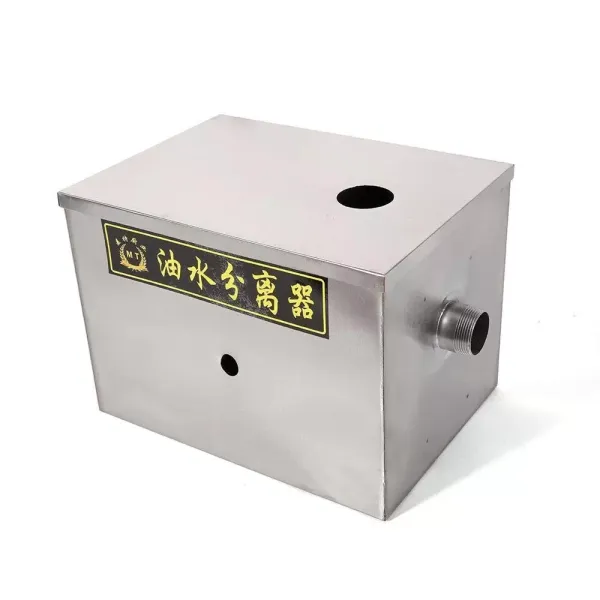 Stainless steel grease dispenser 50 m3/h for restaurant kitchen waste water