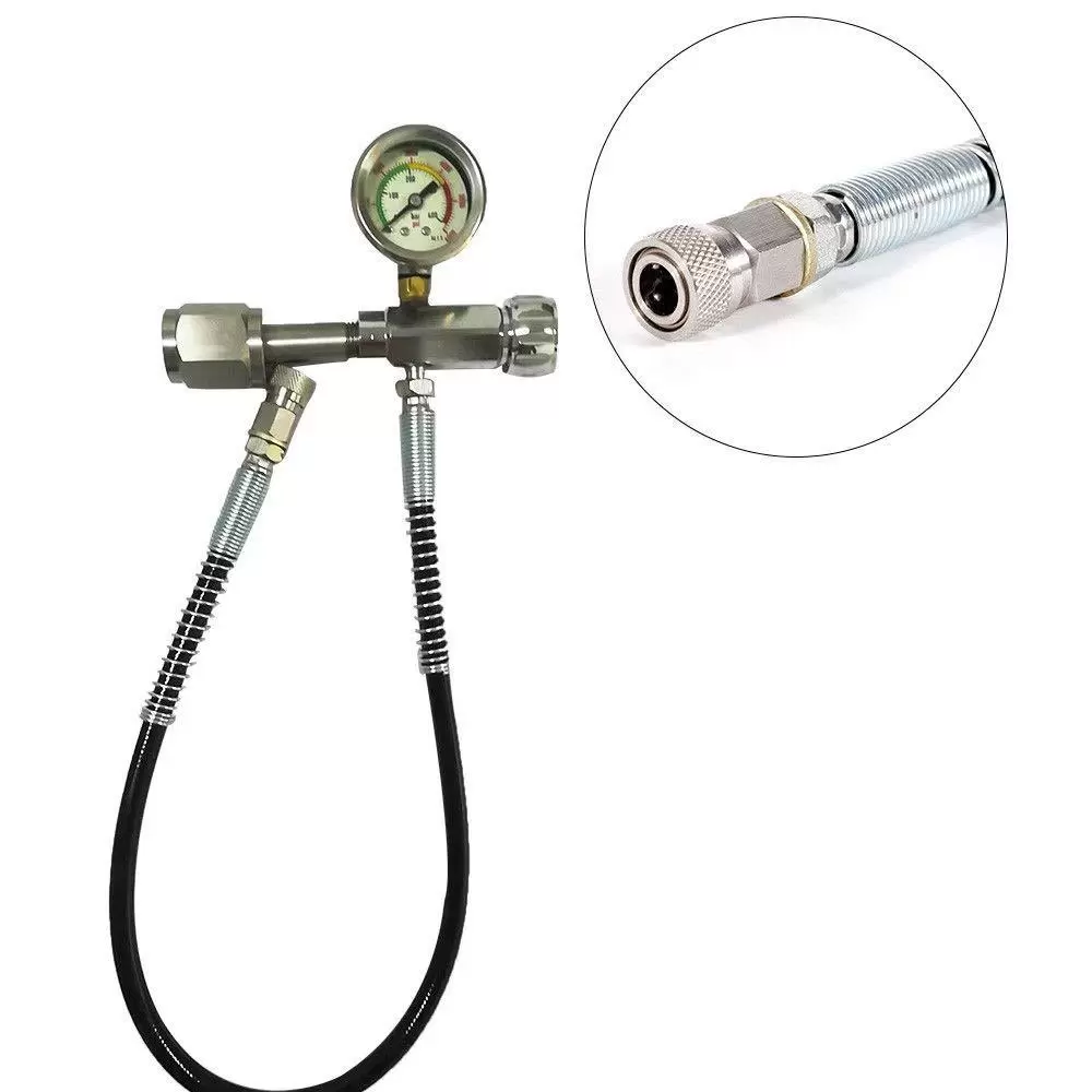 Refill Air Rifle Filling Station with Charging Adapter with 60cm Micro Hose Refill Air Rifle Filling Station with Charging Adapter with 60cm Micro Hose