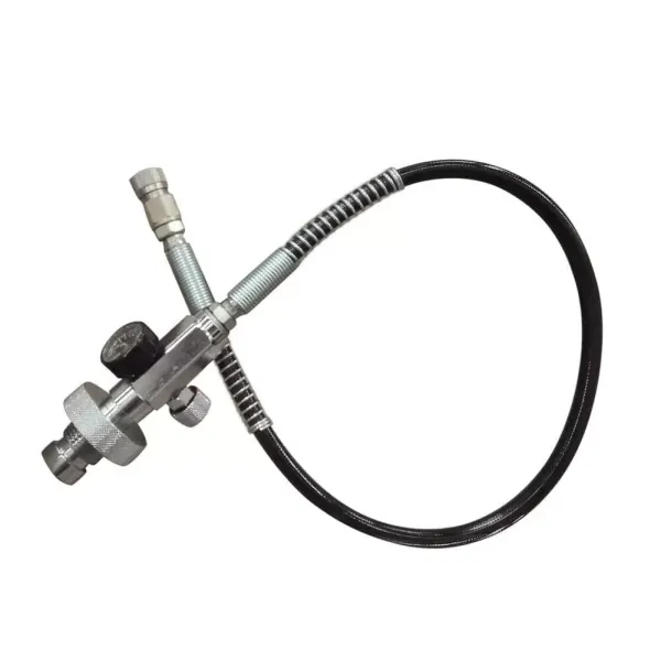 Paintball Fill Station 4500 PSI Charging Kit Air Fill Adapter High Pressure Scuba Tube Valve Scuba Tank Adapter 4500 psi PCP Paintball Fill Adapter