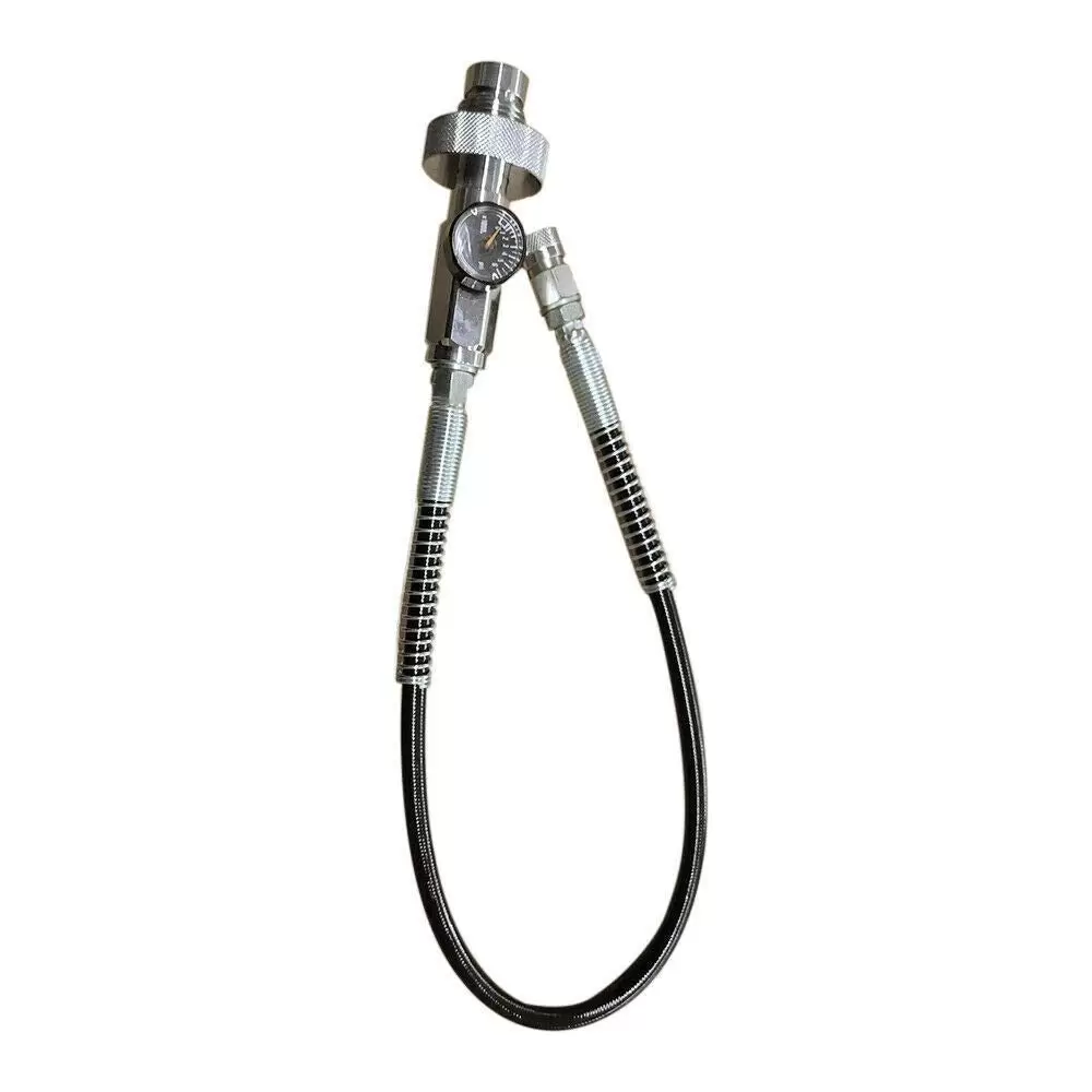 Paintball Fill Station 4500 PSI Charging Kit Air Fill Adapter High Pressure Scuba Tube Valve Scuba Tank Adapter 4500 psi PCP Paintball Fill Adapter
