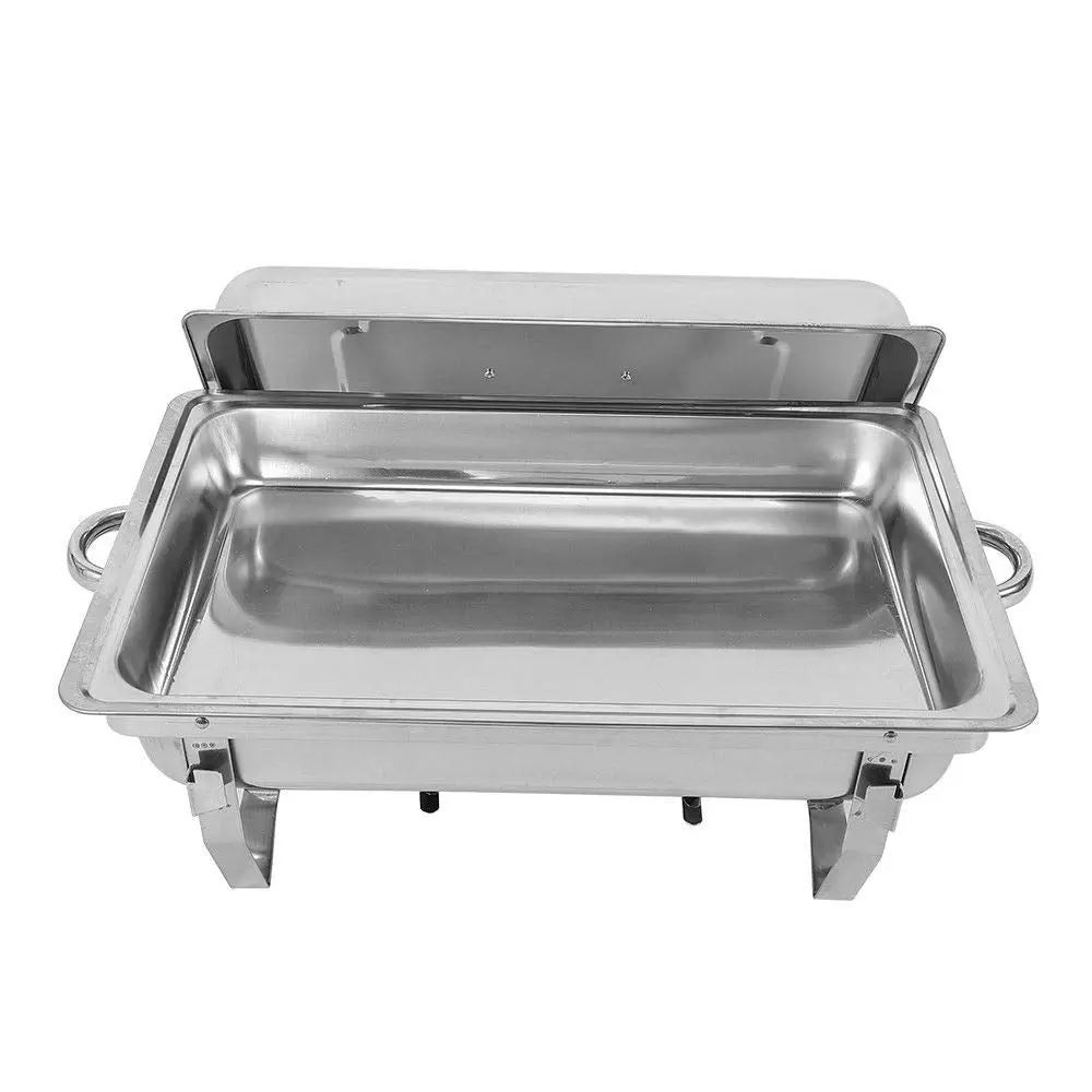 Chafing Dish Pan - Made of Stainless Steel - Sleek Design and Durable Frame - Easy to Store and Clean (Foldable Microwave Oven) Chafing Dish Pan - Made of Stainless Steel - Sleek Design and Durable Frame - Easy to Store and Clean (Foldable Microwave Oven)
