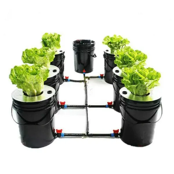 Hydroponic System Soilless Planting System Hydroponic Growing System with Soilless Cultivation Gear 6m Ceramic Air Hose for Home and Indoor