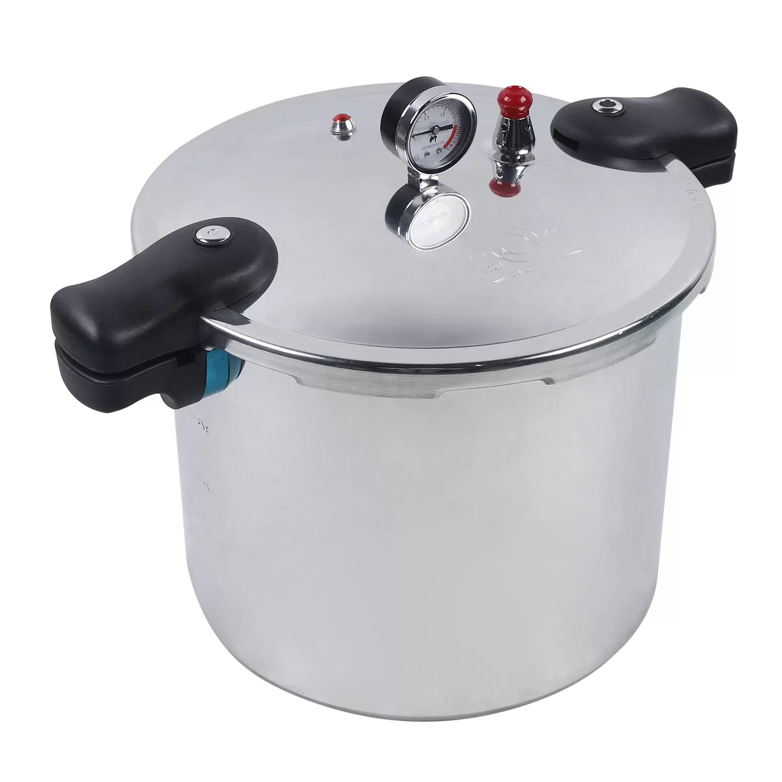 22L 32cm Aluminum Pressure Canner / Cooker With Steam Gauge Kitchen