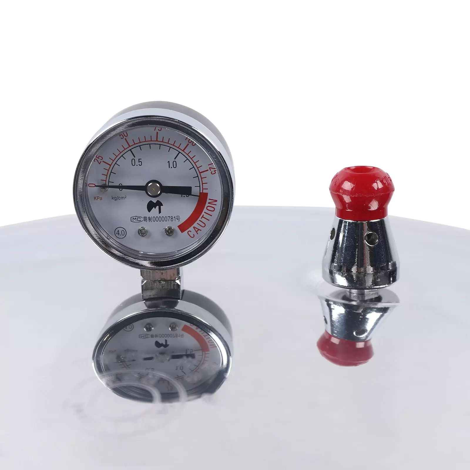 22L 32cm Aluminum Pressure Canner / Cooker With Steam Gauge Kitchen