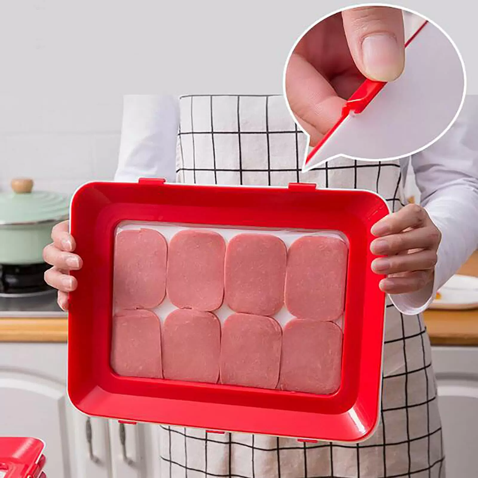 Foldable Food Storage Tray, 8 pcs Tray Set of 2 Creative Multiple Storage Systems for Healthy Foods Foldable Food Storage Tray, 8 pcs Tray Set of 2 Creative Multiple Storage Systems for Healthy Foods
