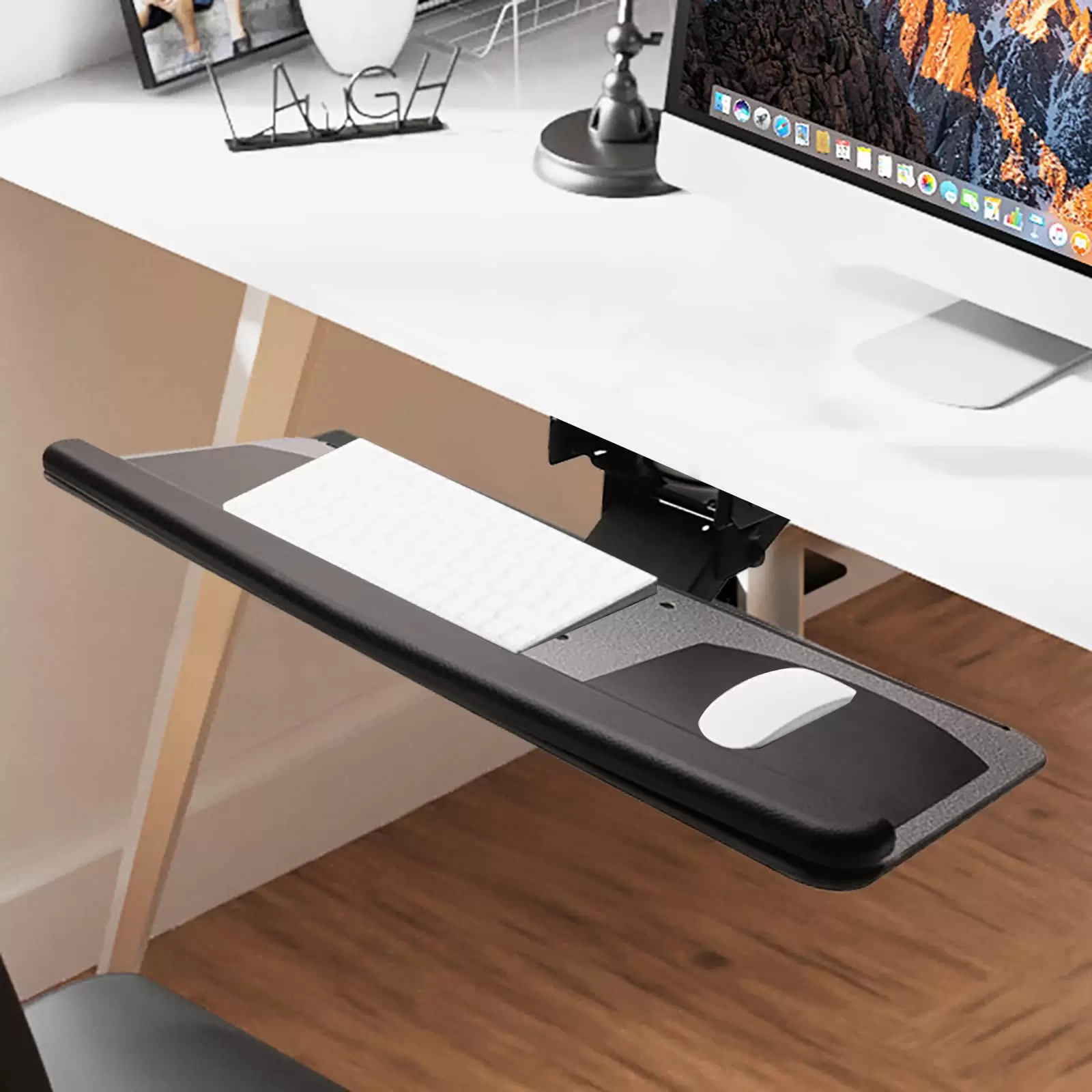65x25.5CM Desktop Keyboard Stand Ergonomic Laptop Stand Adjustable Laptop Stand Laptop Stand Underdesk Keyboard Drawer Tray 65x25.5CM Desktop Keyboard Stand Ergonomic Laptop Stand Adjustable Laptop Stand Laptop Stand Underdesk Keyboard Drawer Tray