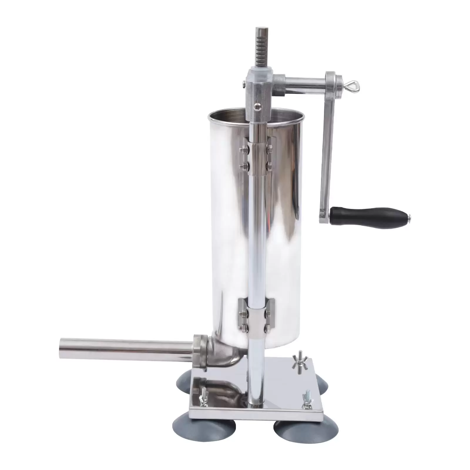 Filling machine, sausage machine, 3L, vertical, with 4 filling tubes and 4 suction cups Filling machine, sausage machine, 3L, vertical, with 4 filling tubes and 4 suction cups