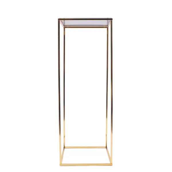Gold Removable Flower Stand for Plants Geometric Vase for Wedding and Party Gold Removable Flower Stand for Plants Geometric Vase for Wedding and Party