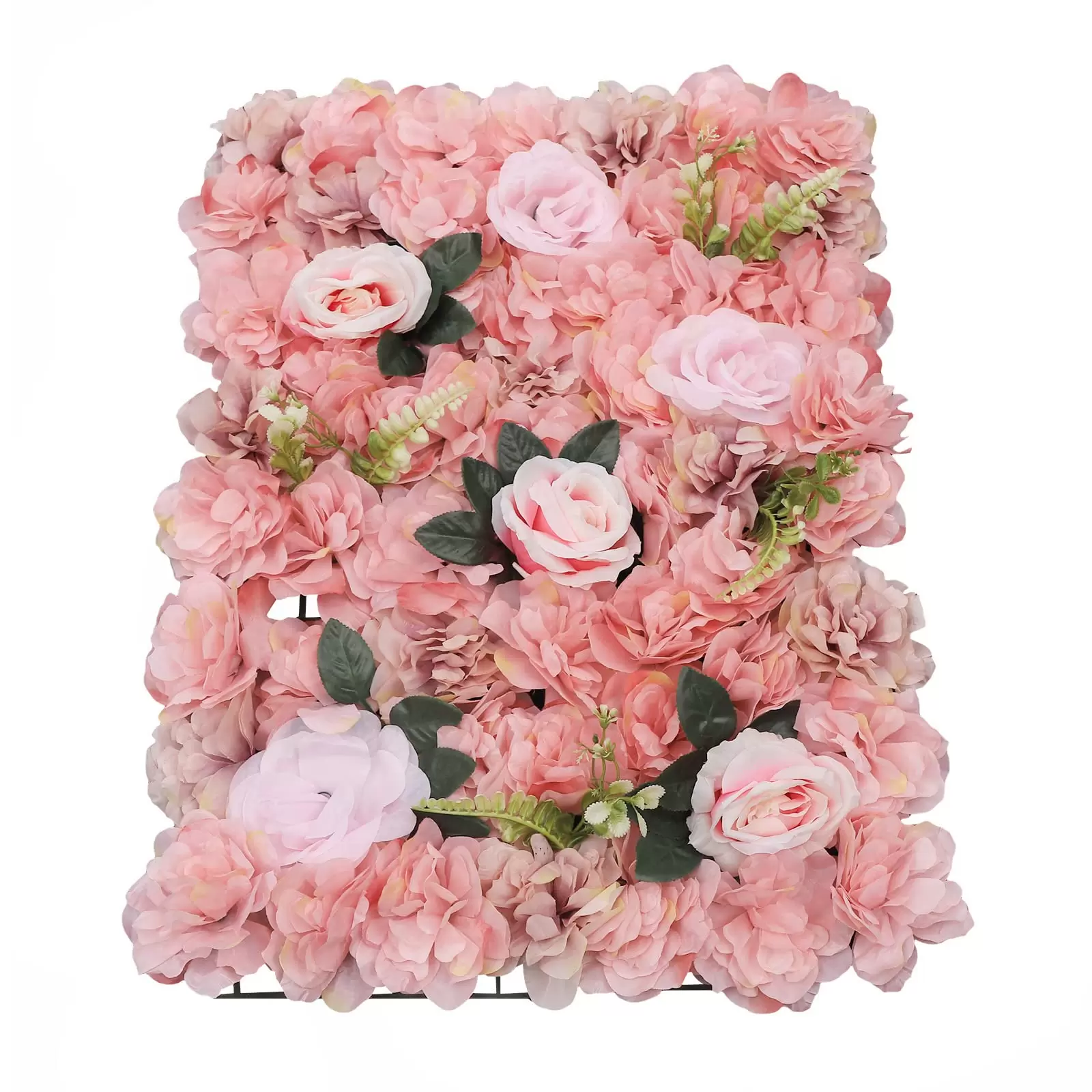 40*60cm 12x Artificial Flowers Pillar Wall Flower Wall Rose Wall DIY Beautiful Background Decoration Banquet Wedding Party Decoration