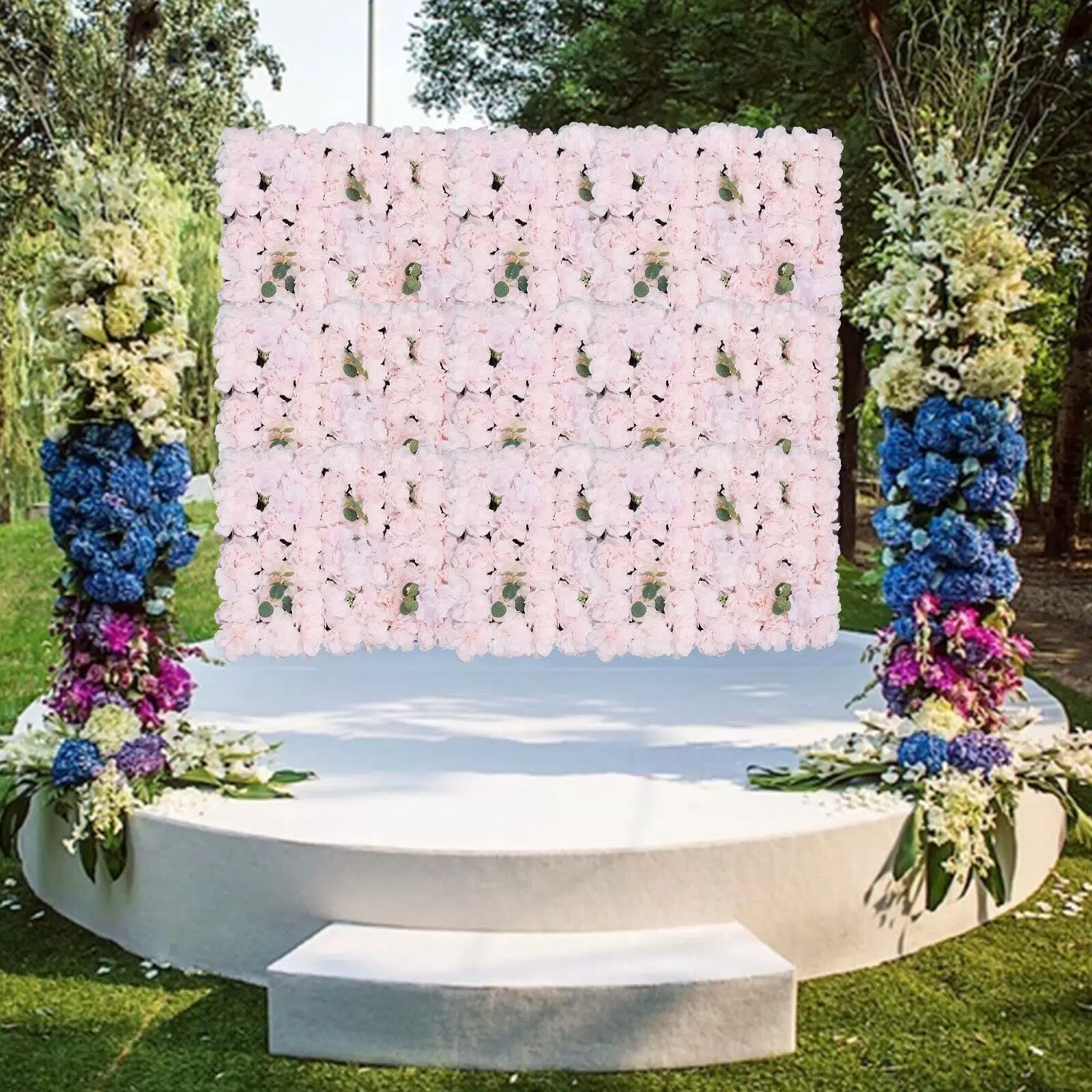 Set of 6 artificial flower paintings - 60 x 40 cm - for wedding decoration, party Set of 6 artificial flower paintings - 60 x 40 cm - for wedding decoration, party