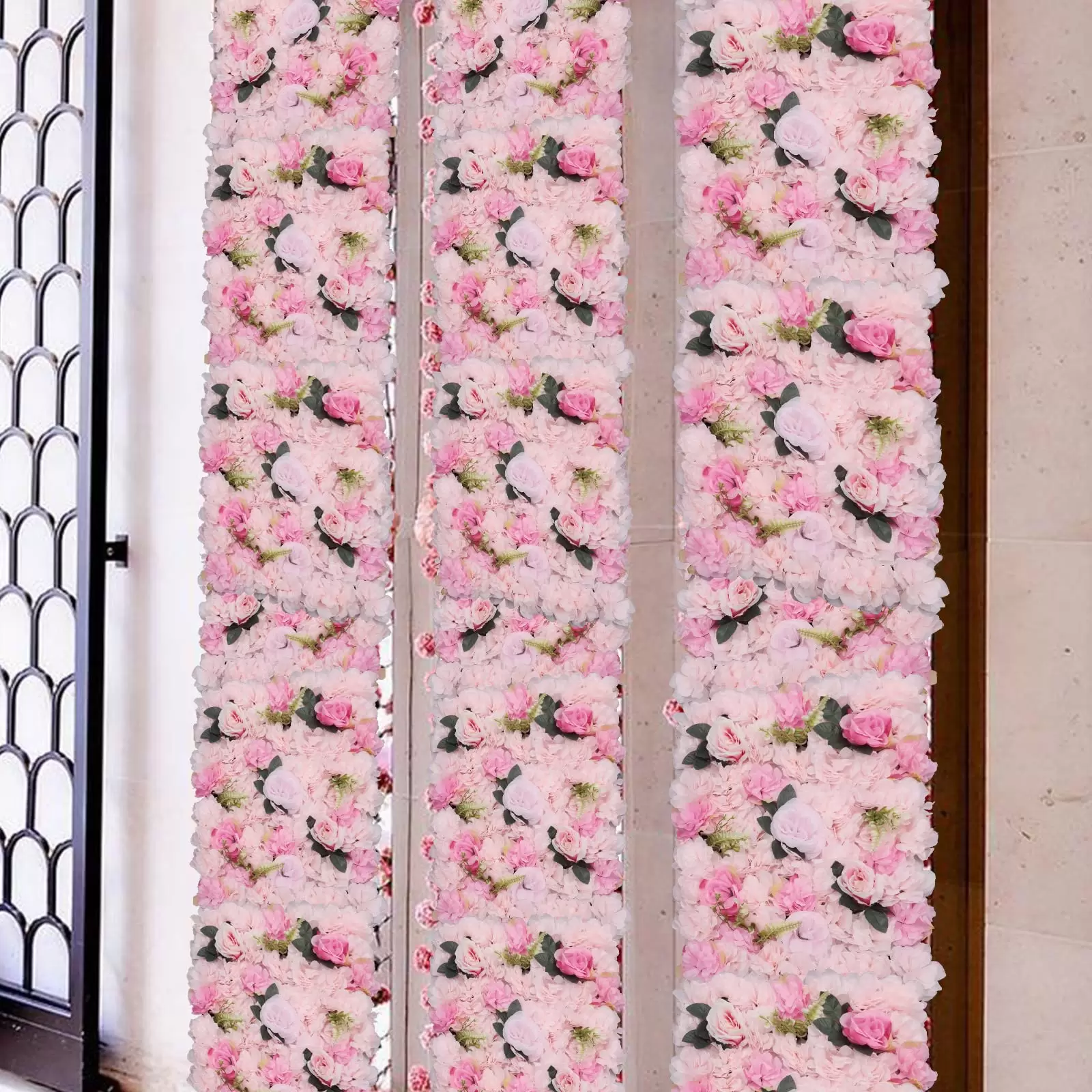 40*60cm 12x Artificial Flowers Pillar Wall Flower Wall Rose Wall DIY Background Decoration For Wedding Venue Decor Baby Shower Party Candy Wall 40*60cm 12x Artificial Flowers Pillar Wall Flower Wall Rose Wall DIY Background Decoration For Wedding Venue Decor Baby Shower Party Candy Wall