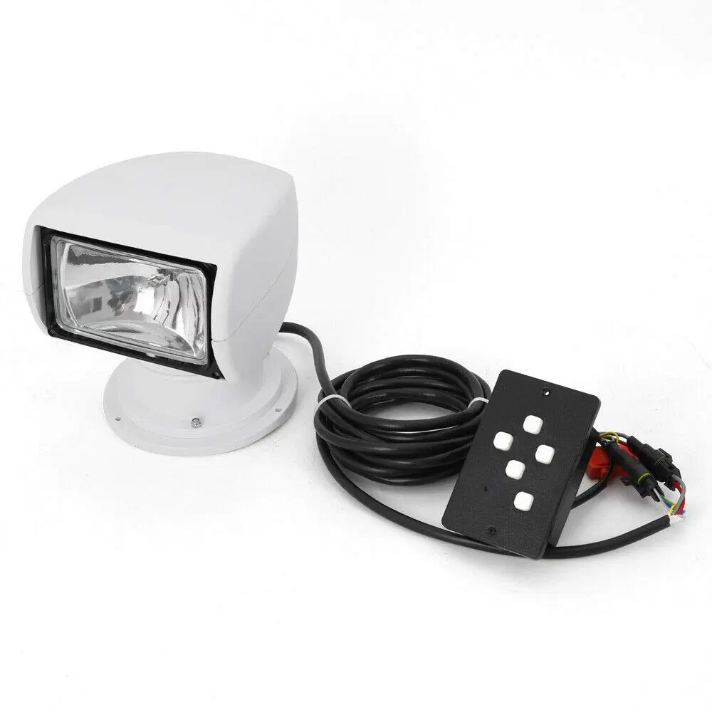 360° Searchlight With Remote Control 100 W Search Light For Work Vehicles For All Vehicles Boat Remote Control Spotlight For Yachts Coast Guards 360° Searchlight With Remote Control 100 W Search Light For Work Vehicles For All Vehicles Boat Remote Control Spotlight For Yachts Coast Guards
