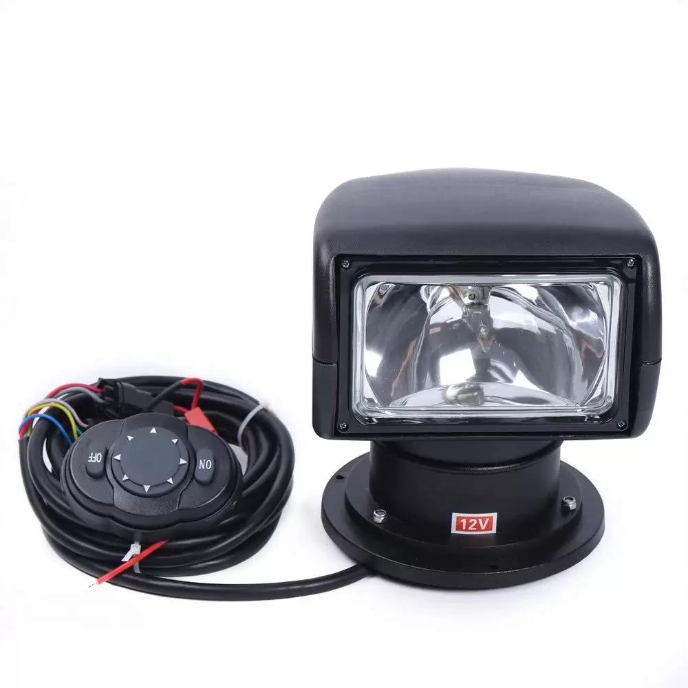 Marine Spotlight 12V 100W Waterproof for Boat Truck Car with Remote Control 360° Rotation Outdoor Yacht Lamp For Water Operations