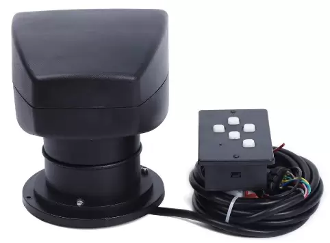 100W 12V 360° Rotating Searchlight with Remote Control for Boat House Field