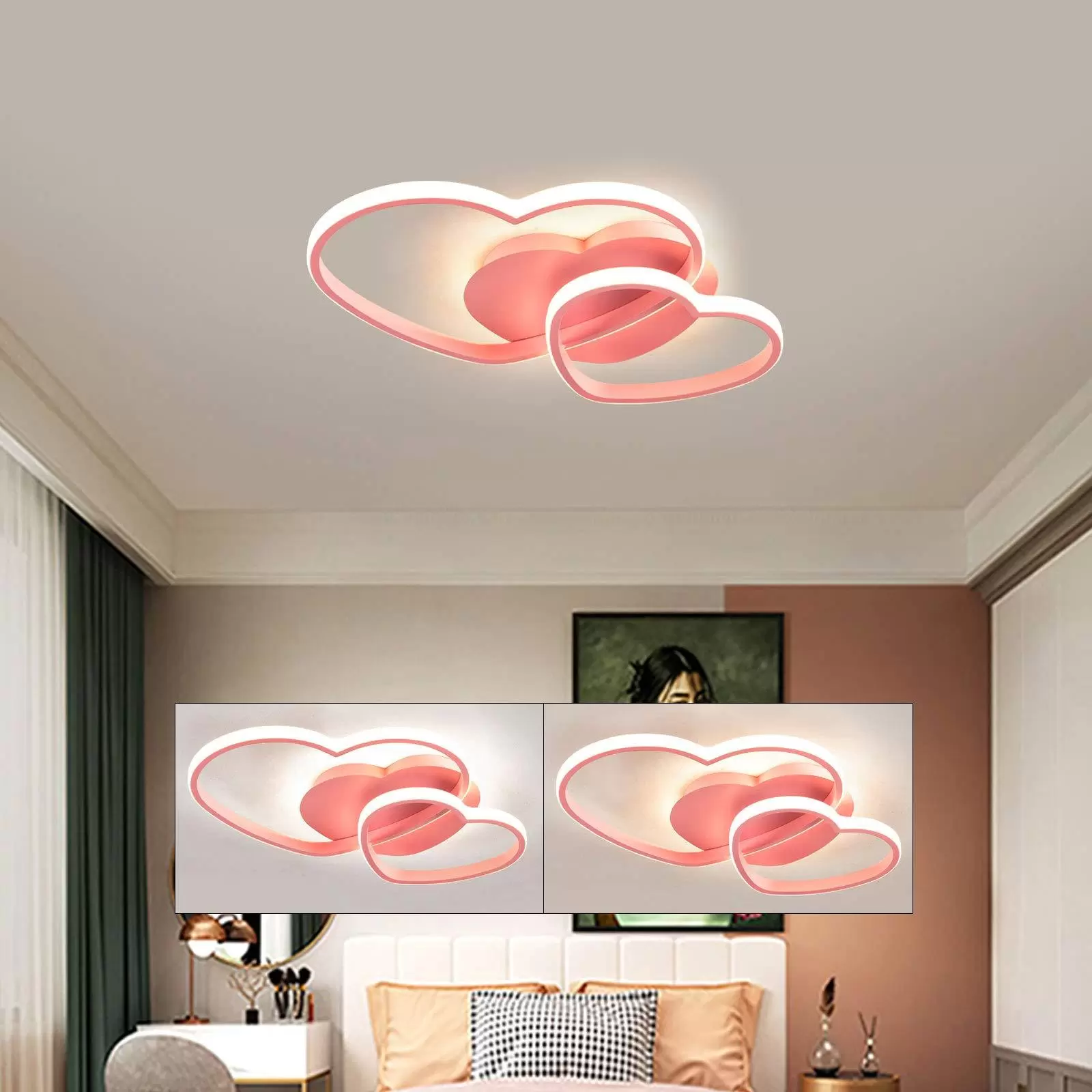 Modern Dimmable LED Acrylic Ceiling Light for Children's Bedroom