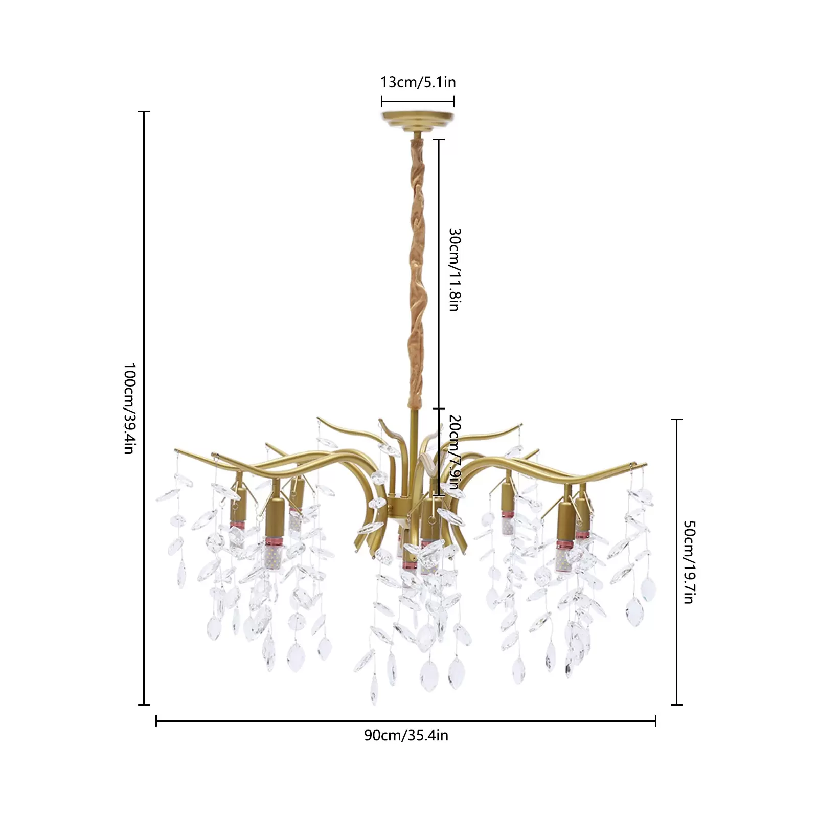 Crystal Ceiling Light, Metal Chandelier, 12W, Gold Design, Living Room, Chandelier, Luxury Decoration Crystal Ceiling Light, Metal Chandelier, 12W, Gold Design, Living Room, Chandelier, Luxury Decoration