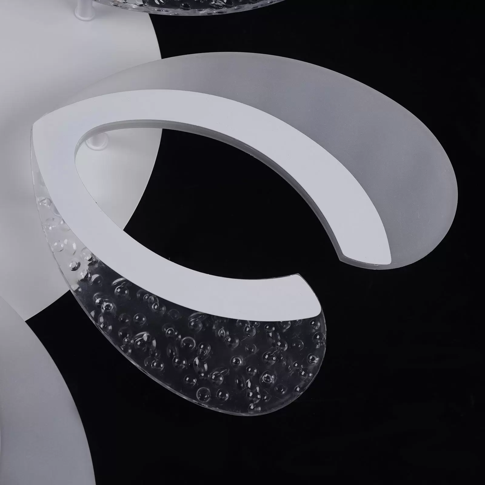 Modern 6-Arm Flower Shape LED Lamp, Dimmable LED Lighting Acrylic (72W)