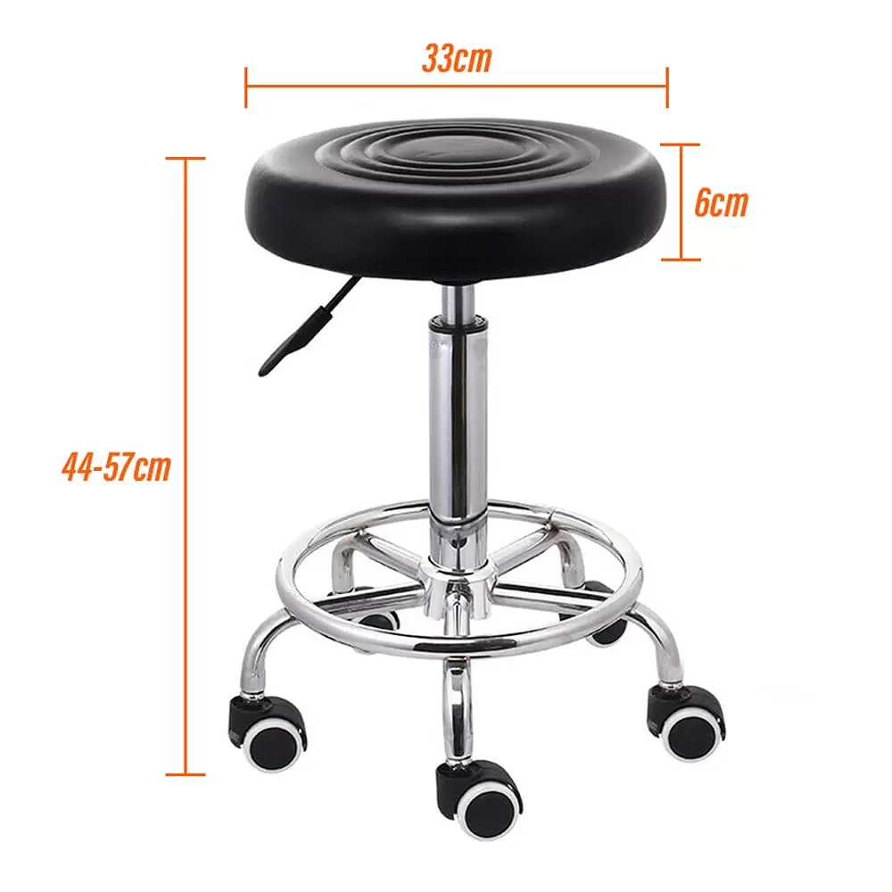 360° swivel bar stool - Adjustable height - Diameter of 33 cm up to 150 kg