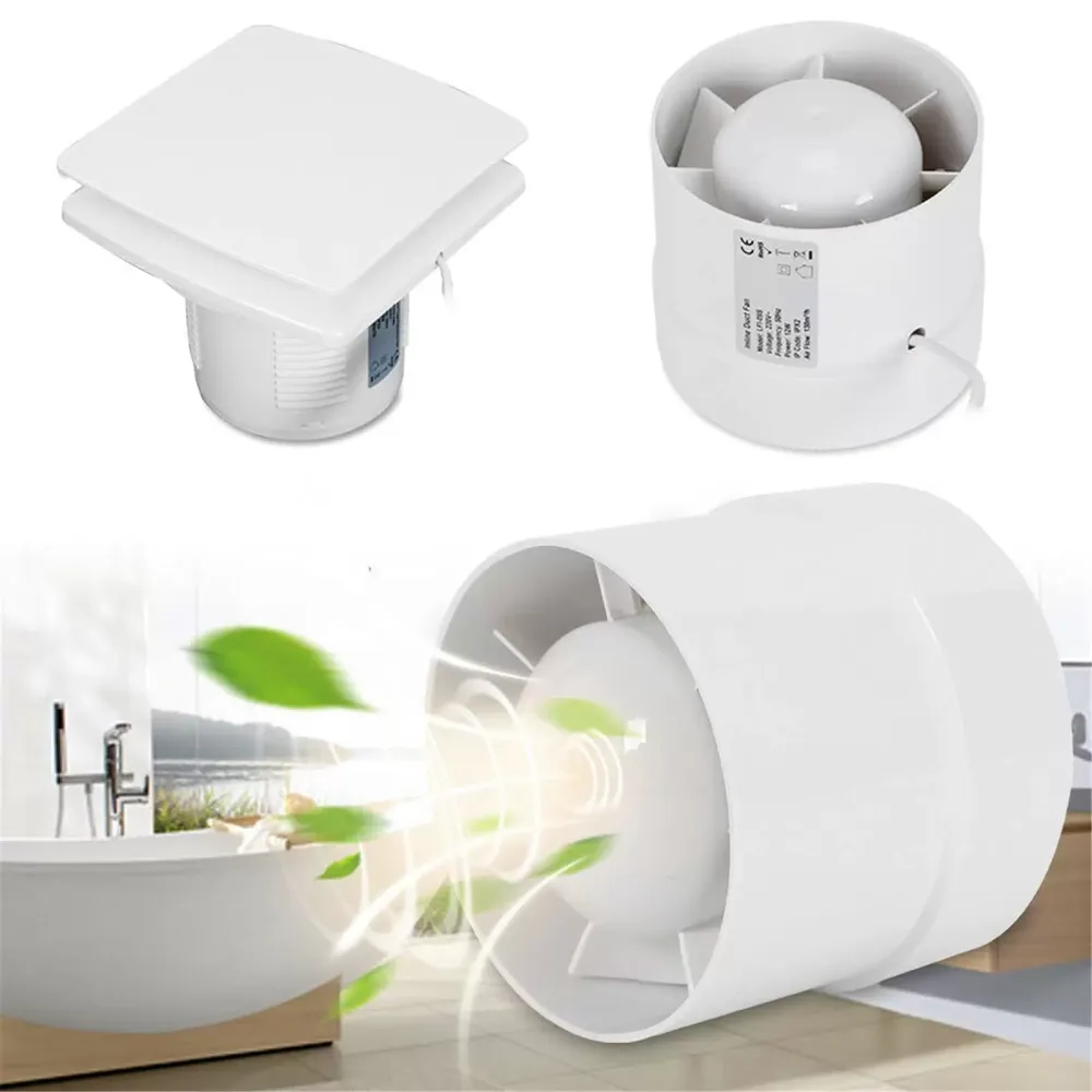 Bathroom Extractor Fan - Super Powerful Motor with Ball Bearing - 100mm