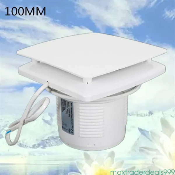 Bathroom Extractor Fan - Super Powerful Motor with Ball Bearing - 100mm