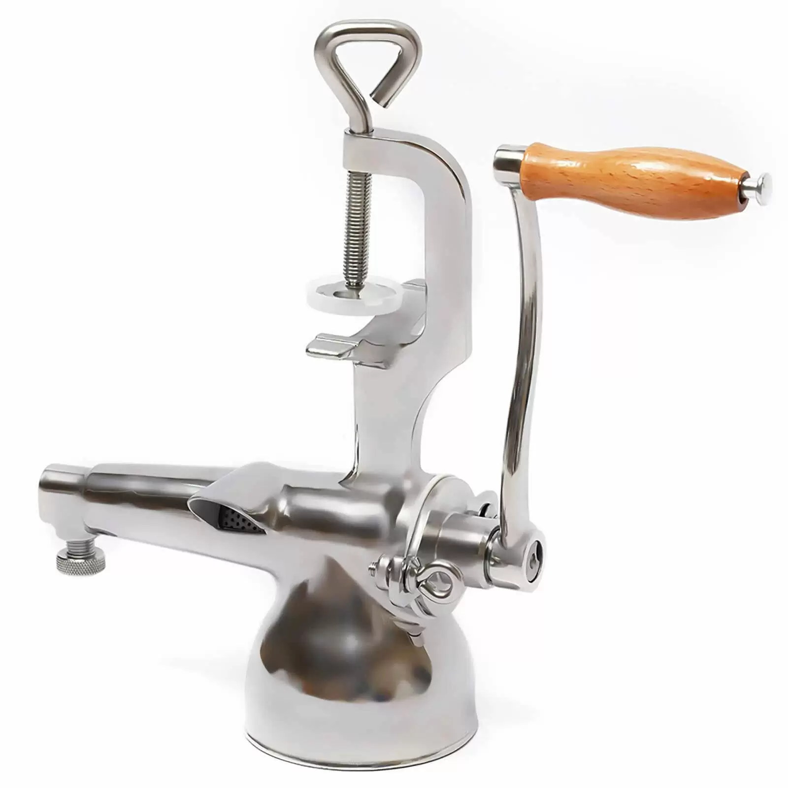 Manual Fruit Juicer, Stainless Steel Fruit and Vegetable Squeezer, Juice Extractor for Kitchen
