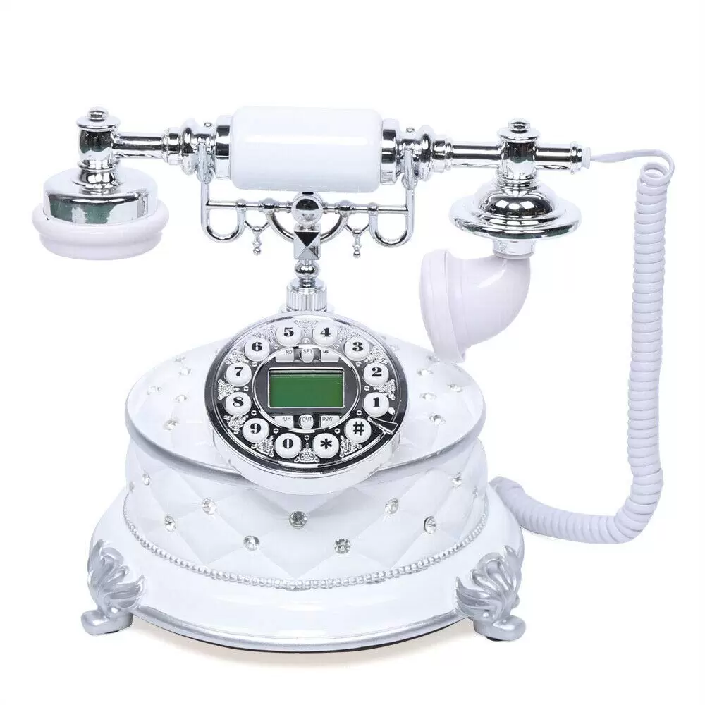 CNCEST Retro Telephones Vintage European Corded Retro Landline Telephone Emergency Telephone for Office Home Tabletop Decoration