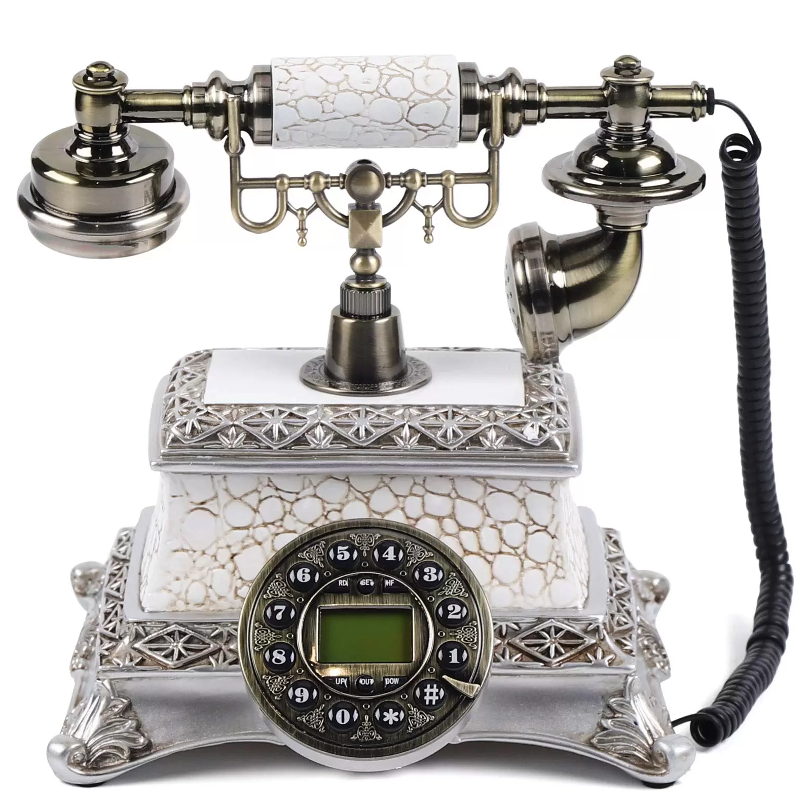Retro Antique Landline Telephones - Landline Telephone Decoration - Corded Landline - Suitable for Home Textiles, Restaurants and Hotels