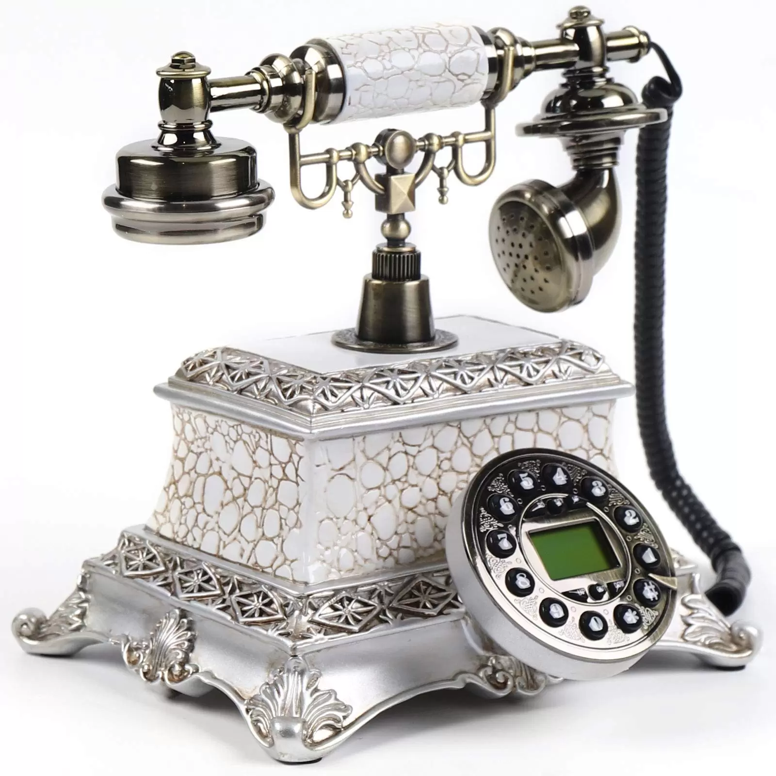 Retro Antique Landline Telephones - Landline Telephone Decoration - Corded Landline - Suitable for Home Textiles, Restaurants and Hotels