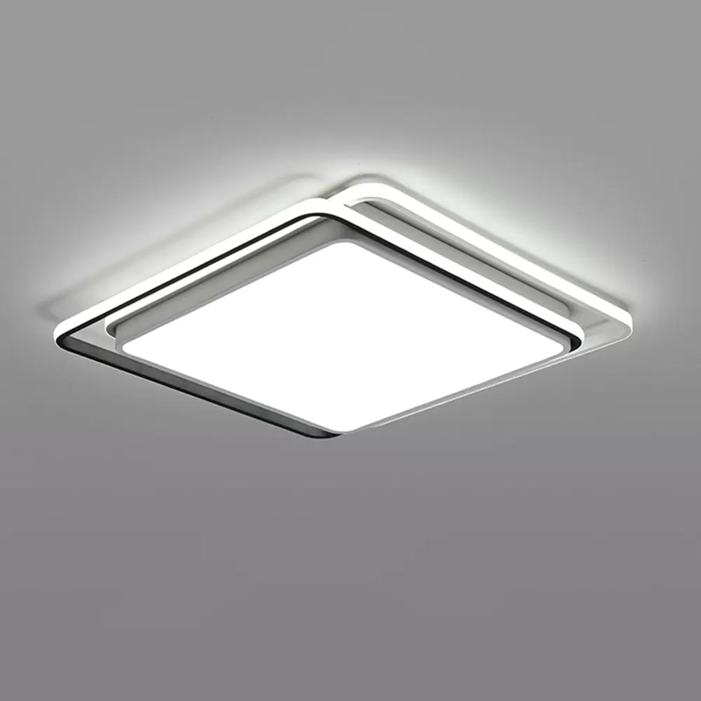 LED Acrylic Ceiling Light Living Room Lamp Square Bedroom Modern Minimalist Lighting 48CM LED Acrylic Ceiling Light Living Room Lamp Square Bedroom Modern Minimalist Lighting 48CM