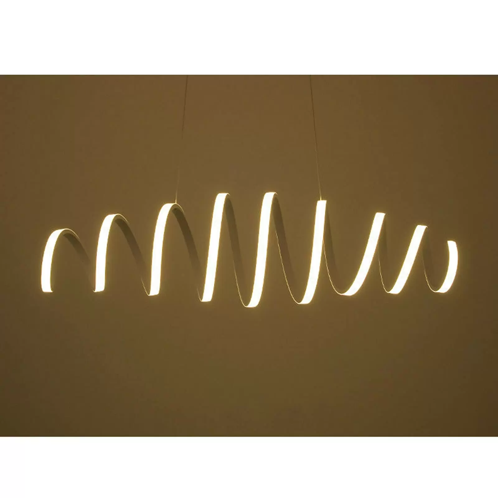 88W S-Shaped LED Chandelier - Dimmable - Creative Design - Hanging Ceiling Light - Modern - Cold/Warm Light