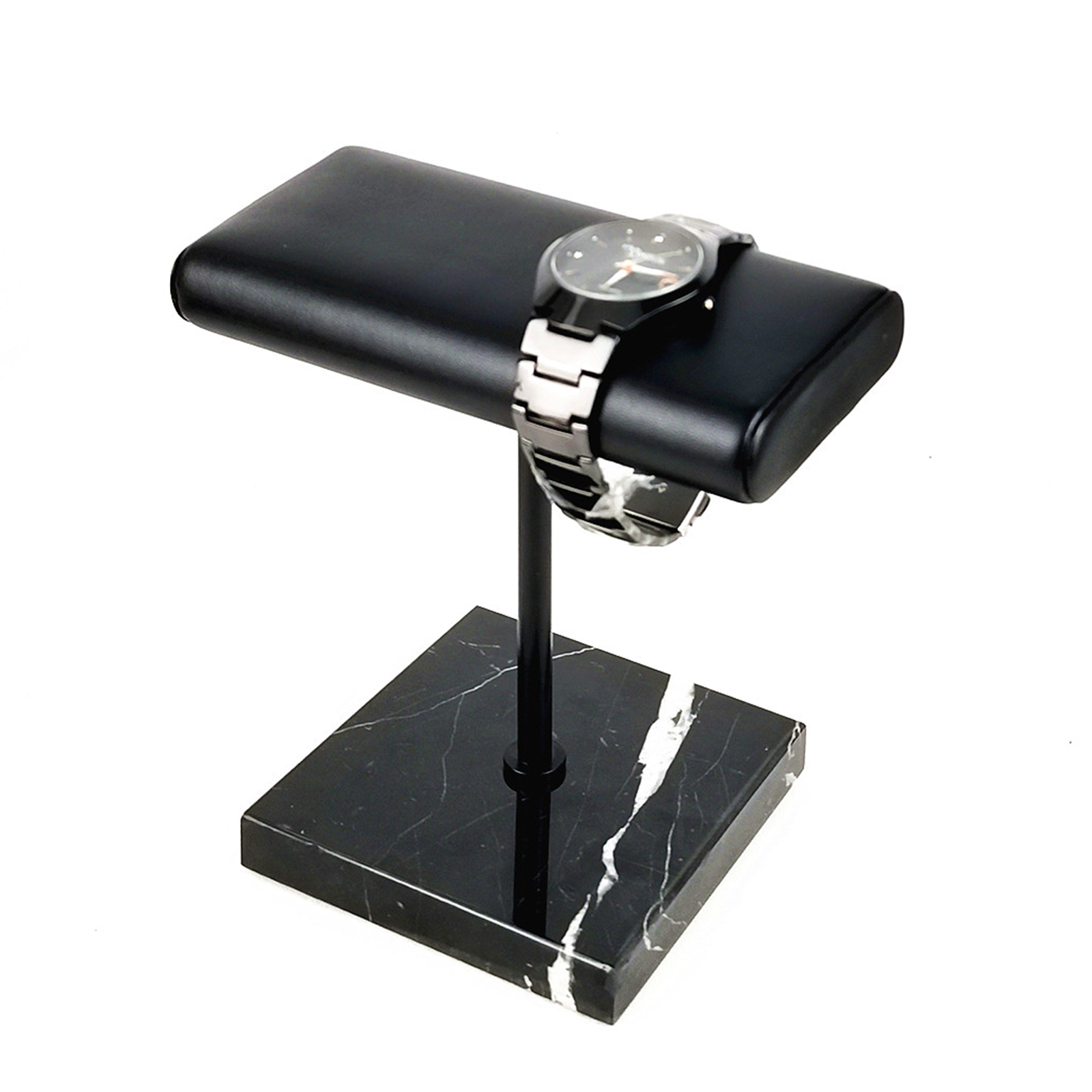 Watch Display Stand Black Marble Base Watch Stand for Retail or Personal Use For Home Window Display Shopping Center Watch Display Stand Black Marble Base Watch Stand for Retail or Personal Use For Home Window Display Shopping Center
