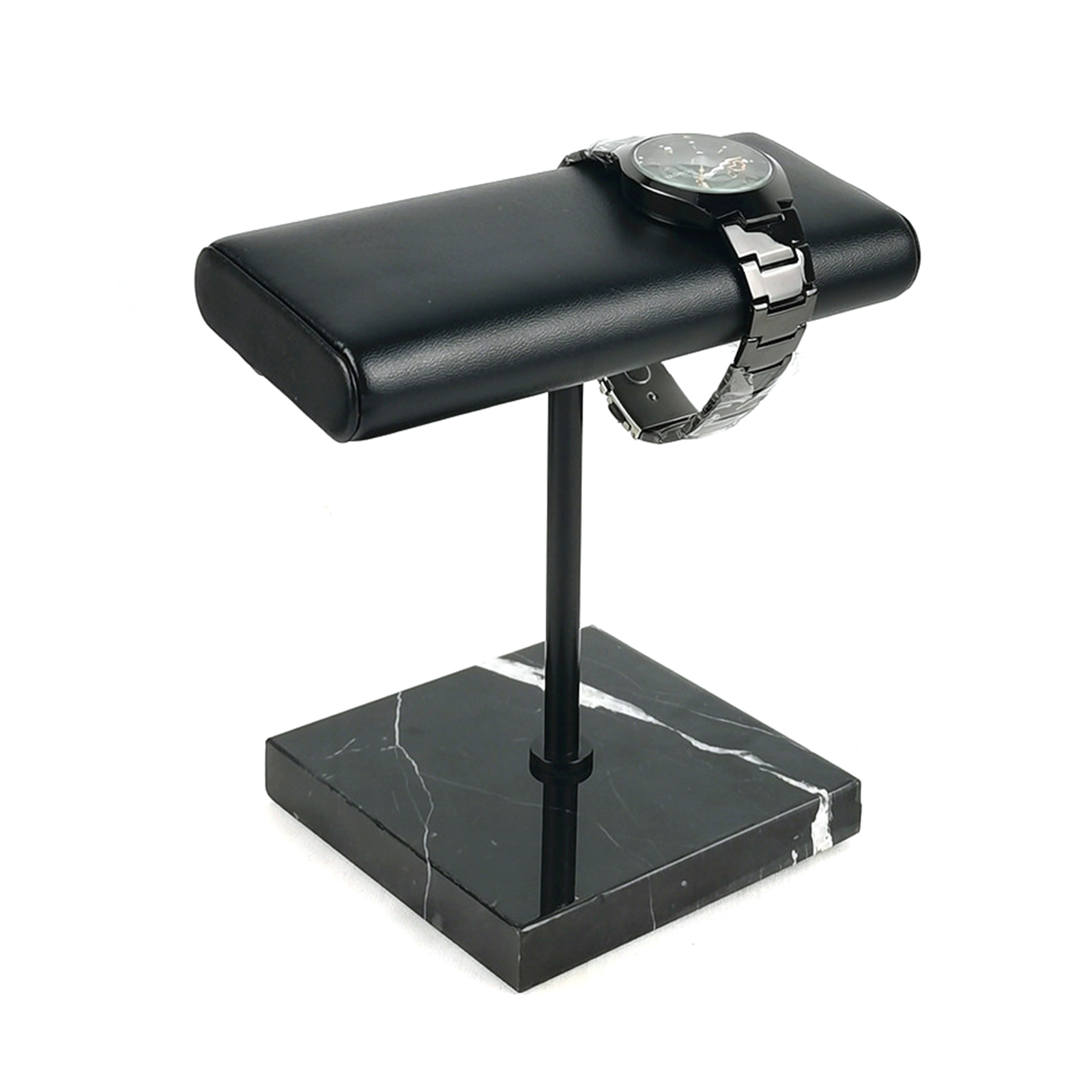 Watch Display Stand Black Marble Base Watch Stand for Retail or Personal Use For Home Window Display Shopping Center Watch Display Stand Black Marble Base Watch Stand for Retail or Personal Use For Home Window Display Shopping Center