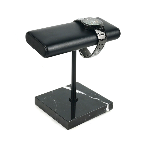 Watch Display Stand Black Marble Base Watch Stand for Retail or Personal Use For Home Window Display Shopping Center