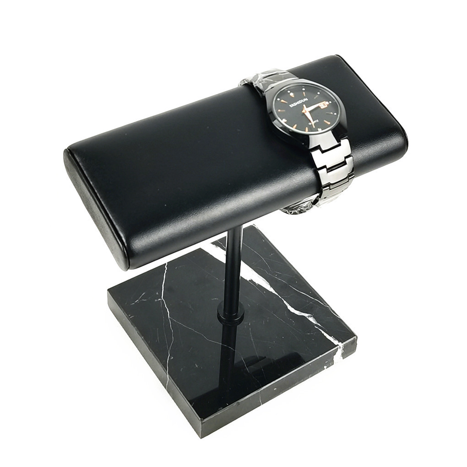 Watch Display Stand Black Marble Base Watch Stand for Retail or Personal Use For Home Window Display Shopping Center Watch Display Stand Black Marble Base Watch Stand for Retail or Personal Use For Home Window Display Shopping Center