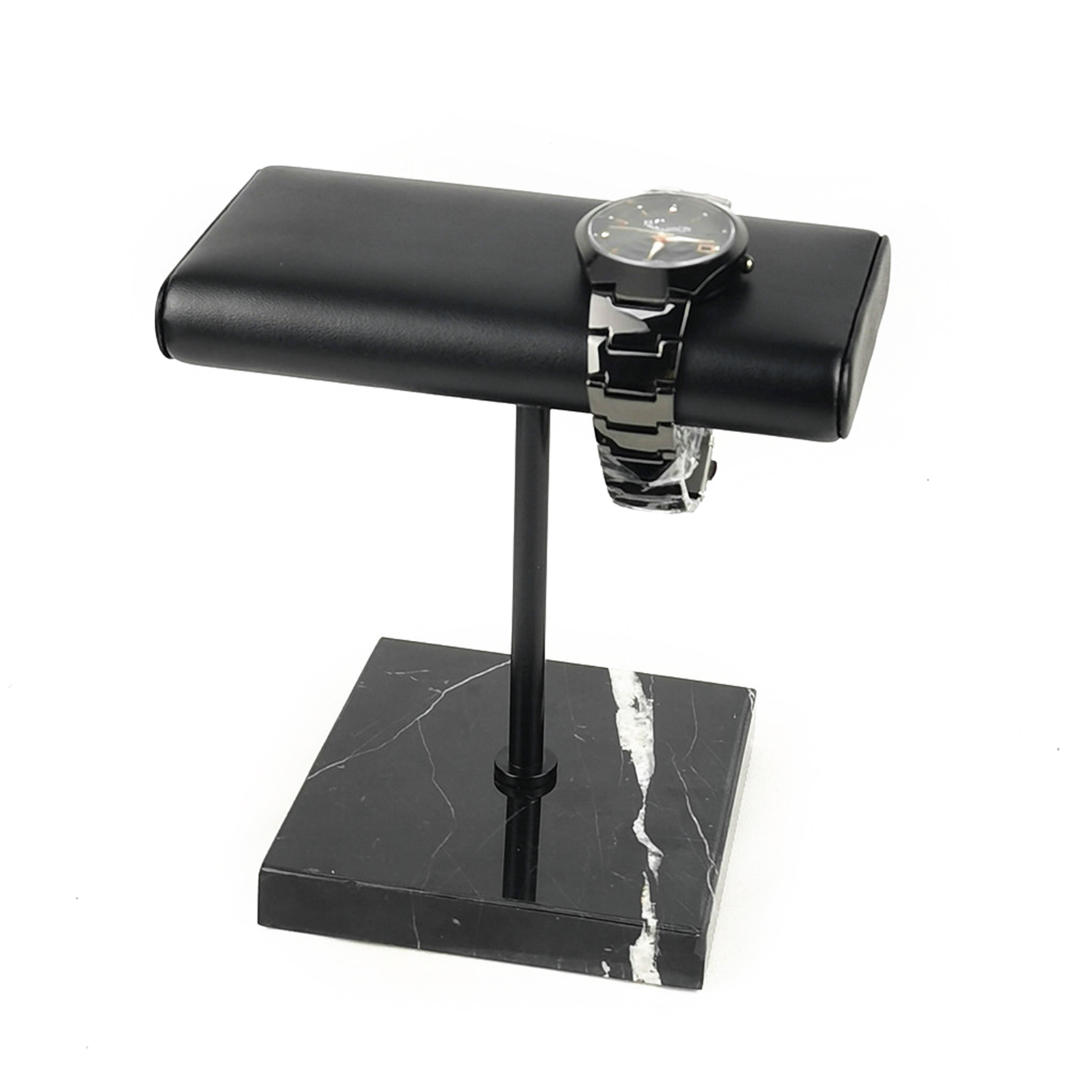 Watch Display Stand Black Marble Base Watch Stand for Retail or Personal Use For Home Window Display Shopping Center Watch Display Stand Black Marble Base Watch Stand for Retail or Personal Use For Home Window Display Shopping Center