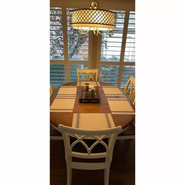 PVC Placemats 4 Placemats Heat-resistant Placemats Anti-fouling Placemats for Restaurant