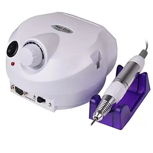Professional Electric Nail Drill Machine for Pedicure - Professional Manicure Kit - Nail Drill Machine White